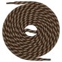 Mount Swiss© Polyester Schnürsenkel - Muster 3 - braun/beige - 120 cm