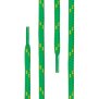 Di Ficchiano Polyester Schnürsenkel - grün/gelb - 120 cm