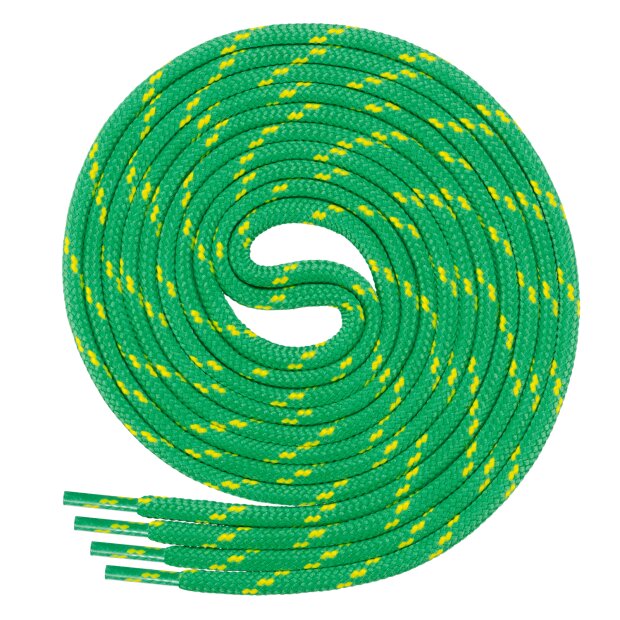 Di Ficchiano Polyester Schnürsenkel - grün/gelb - 200 cm