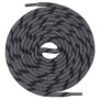 Mount Swiss© Polyester Schnürsenkel - Muster 2 - schwarz/grau - 100 cm