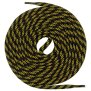 Mount Swiss© Polyester Schnürsenkel - Muster 3 - schwarz/gelb - 90 cm