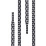 Di Ficchiano Polyester Schnürsenkel - schwarz/grau - Karo - 120 cm
