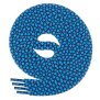Di Ficchiano Polyester Schnürsenkel - dunkelblau - Karo - 150 cm