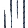 Di Ficchiano Qualitäts-Schnürsenkel - M2 - dunkelblau/grau - 150 cm