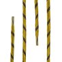 Di Ficchiano Qualitäts-Schnürsenkel - M2 - schwarz/gelb - 140 cm