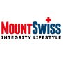 Mount Swiss© Premium-Schnürsenkel - weiß/hellblau - 60 cm