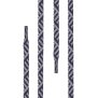 Di Ficchiano Polyester Schnürsenkel - Twist - dunkelblau/grau - 110 cm