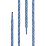 Di Ficchiano Polyester Schnürsenkel - Twist - blau/grau - 120 cm