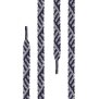 Di Ficchiano - flache Schnürsenkel - dunkelblau/grau Twist - 90 cm