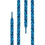 Di Ficchiano - flache Schnürsenkel - dunkelblau/hellblau Twist - 220 cm