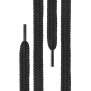 Di Ficchiano - 3 Paar flache Schnürsenkel - schwarz - 120 cm