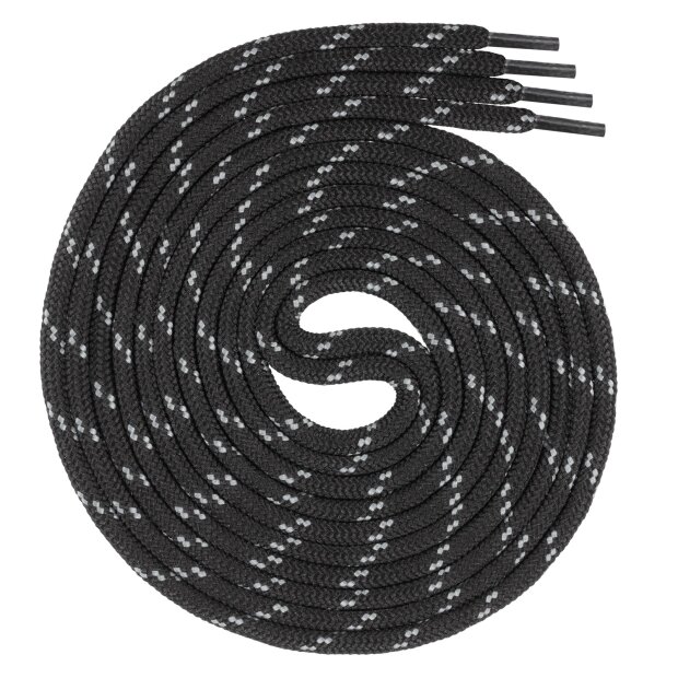 Swissly Schnürsenkel - schwarz/grau - 150 cm