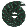 Swissly Schnürsenkel - schwarz/grün - 160 cm