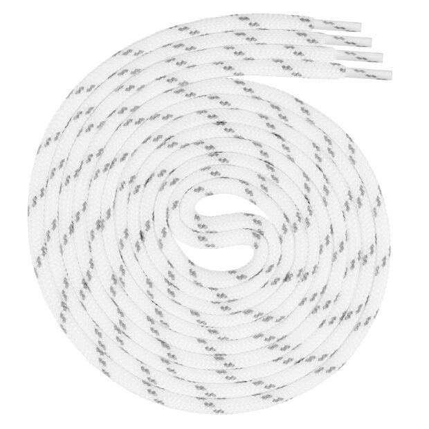 Swissly Schnürsenkel - weiß/grau - 100 cm