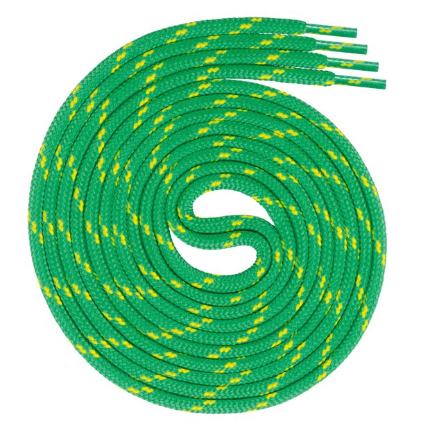 Swissly Schnürsenkel - grün/gelb - 200 cm
