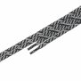 Swissly Schnürsenkel - Twist - schwarz/grau - 130 cm