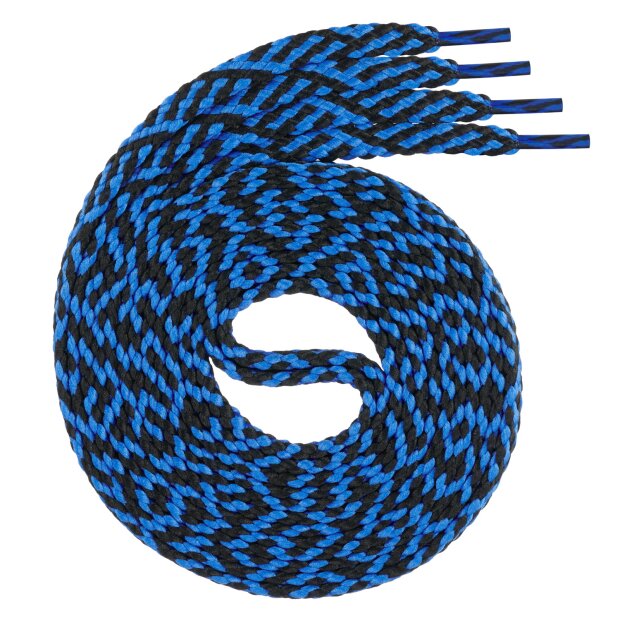 Swissly  Schnürsenkel - Twist - schwarz/blau - 100 cm