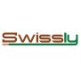 Swissly  Schnürsenkel - Twist - blau/grau - 100 cm