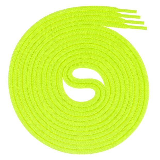 Swissly Polyester-Schnürsenkel - neongelb -  120 cm