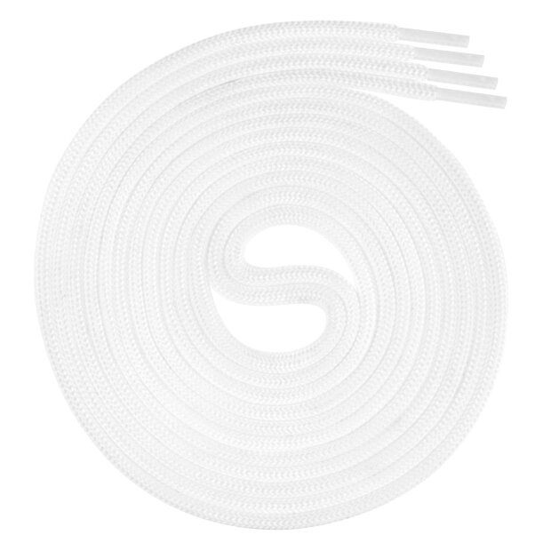 Swissly Polyester-Schnürsenkel - weiß -  100 cm
