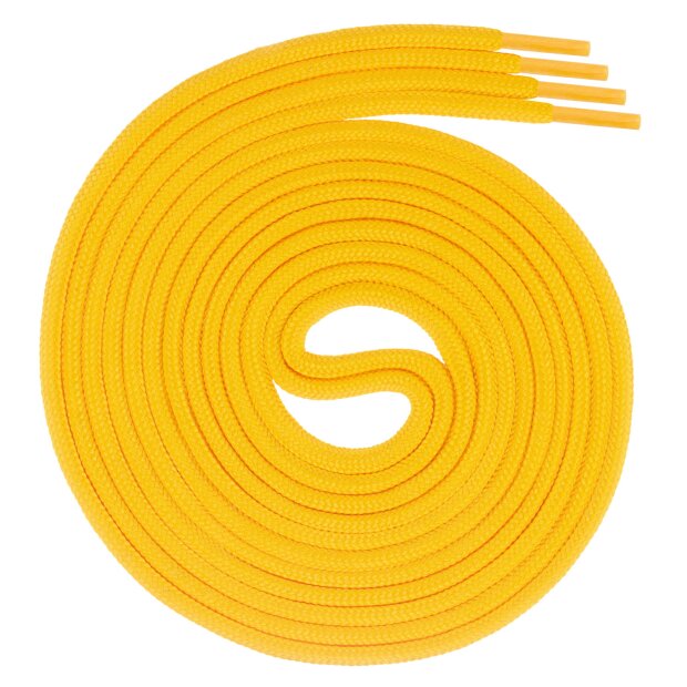 Swissly Polyester-Schnürsenkel - gelb -  110 cm