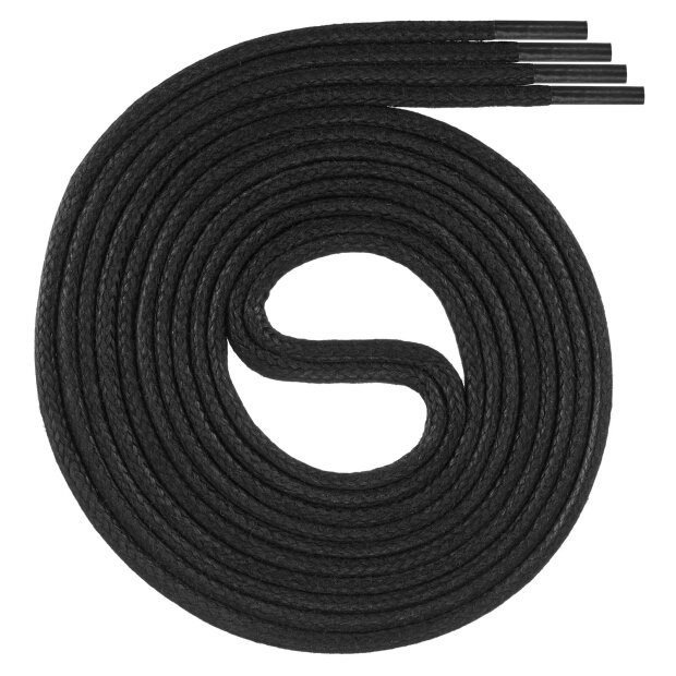 Swissly Premium Schnürsenkel - schwarz - 150cm