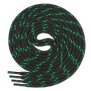 Di Ficchiano Polyester Schnürsenkel - schwarz/grün - 130 cm